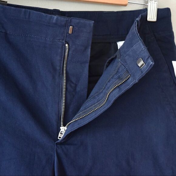 BANANA REPUBLIC Slim Flat Front Chino, Navy Blue, Size 14 - Picture 10 of 12